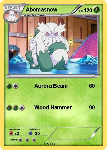 Pokemon Abomasnow