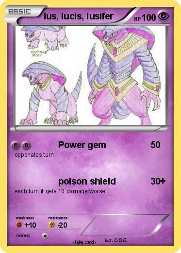 Pokemon lus, lucis, lusifer