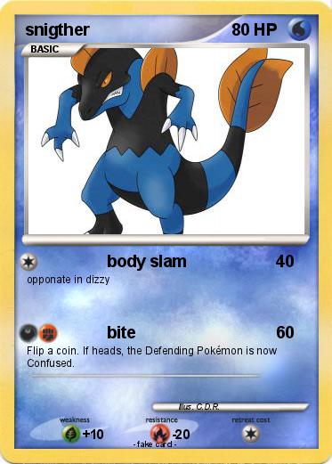Pokemon snigther