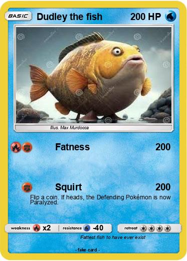 Pokemon Dudley the fish
