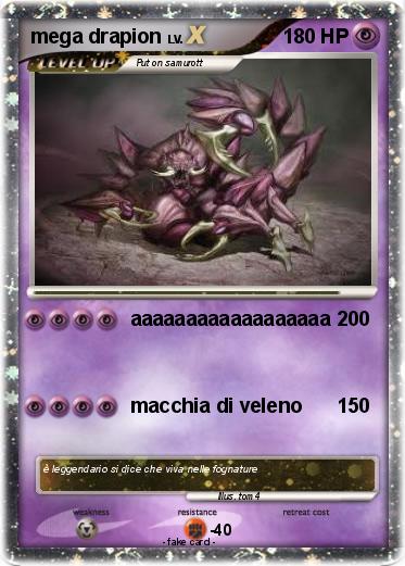 Pokemon mega drapion