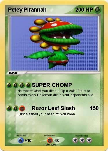 Pokemon Petey Pirannah