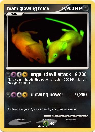 Pokemon team glowing mice          9,