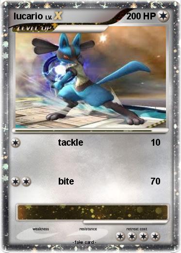 Pokemon lucario