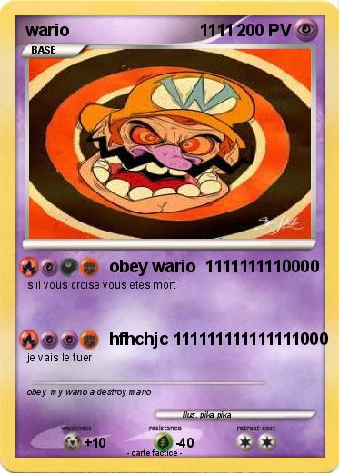 Pokemon wario                            1111