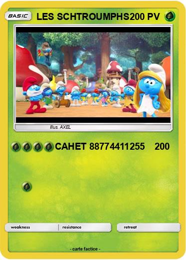 Pokemon LES SCHTROUMPHS