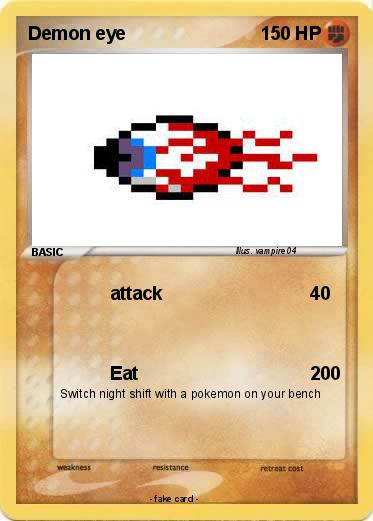 Pokemon Demon eye