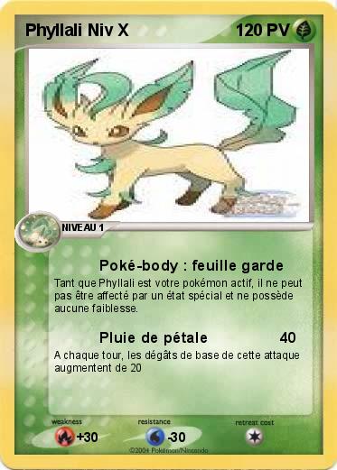 Pokemon Phyllali Niv X