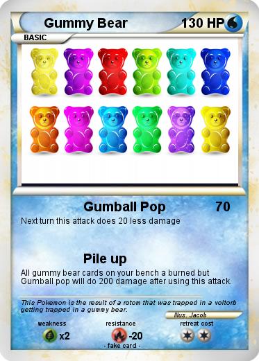 Pokemon Gummy Bear