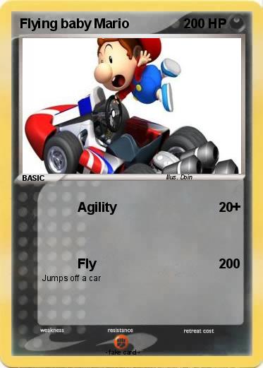 Pokemon Flying baby Mario