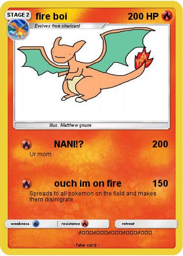 Pokemon fire boi