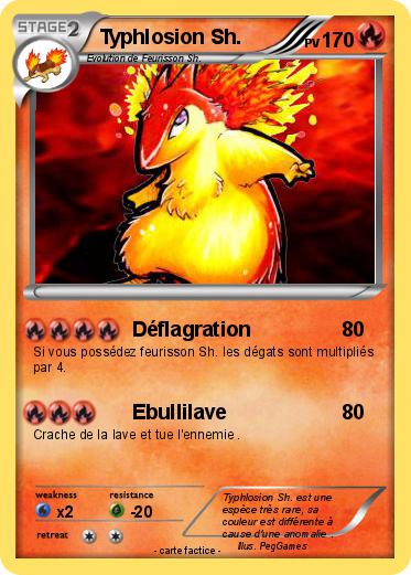 Pokemon Typhlosion Sh.