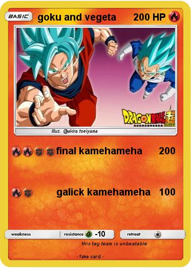 Pokemon goku and vegeta