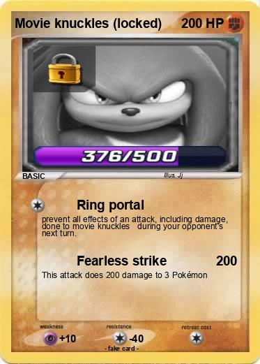 Pokemon Movie knuckles (locked)