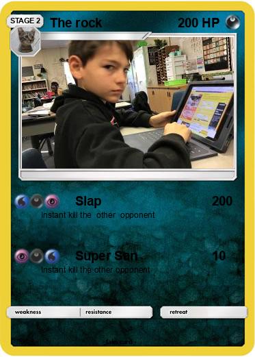 Pokemon The rock