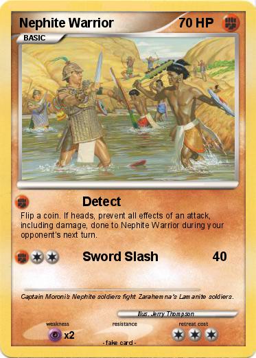 Pokemon Nephite Warrior