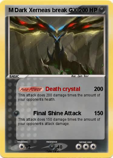 Pokemon M Dark Xerneas break GX