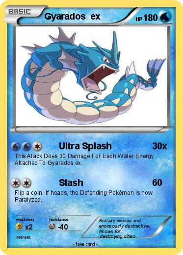 Pokemon Gyarados  ex
