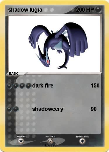 Pokemon shadow lugia