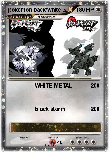 Pokemon pokemon back/white