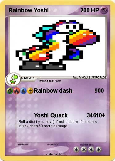 Pokemon Rainbow Yoshi