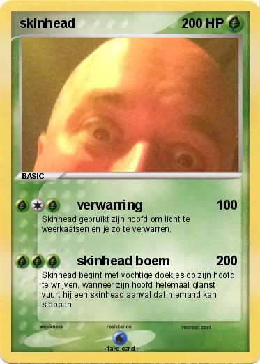 Pokemon skinhead