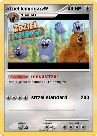 Pokemon zdziel leminga