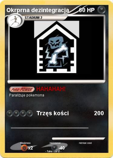 Pokemon Okrprna dezintegracja