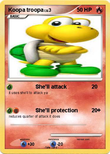 Pokemon Koopa troopa