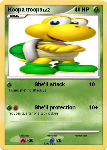 Pokemon Koopa troopa