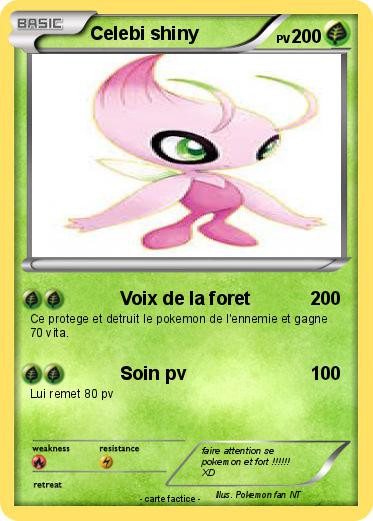 Pokemon Celebi shiny