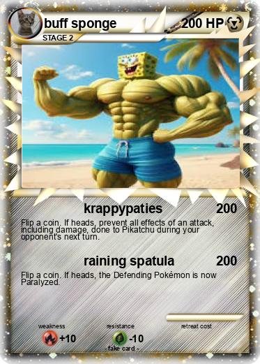 Pokemon buff sponge