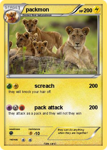 Pokemon packmon