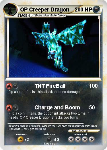 Pokemon OP Creeper Dragon