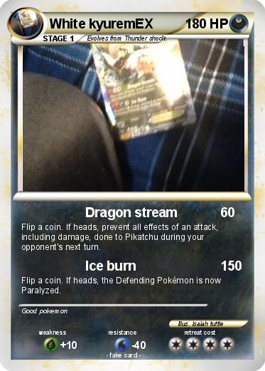 Pokemon White kyuremEX