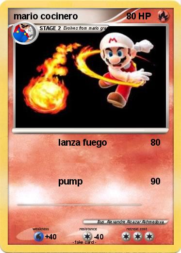 Pokemon mario cocinero