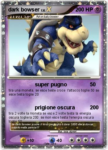Pokemon dark bowser