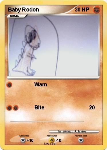 Pokemon Baby Rodon