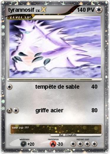 Pokemon tyrannosif