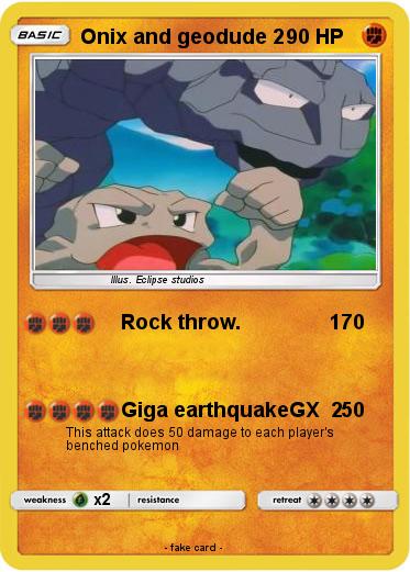Pokemon Onix and geodude 2