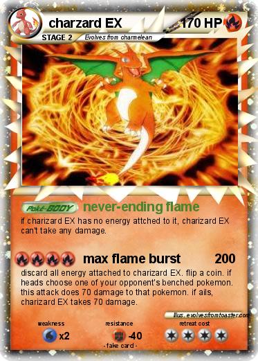 Pokemon charzard EX