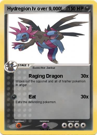 Pokemon Hydregion lv over 9,000!