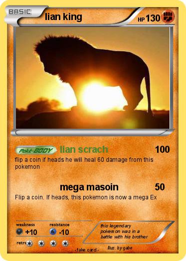 Pokemon lian king
