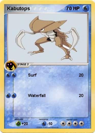 Pokemon Kabutops