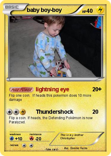 Pokemon baby boy-boy