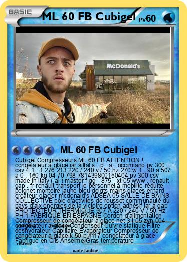 Pokemon ML 60 FB Cubigel