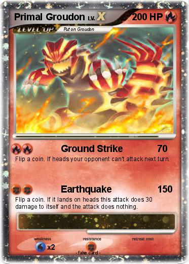 Pokemon Primal Groudon