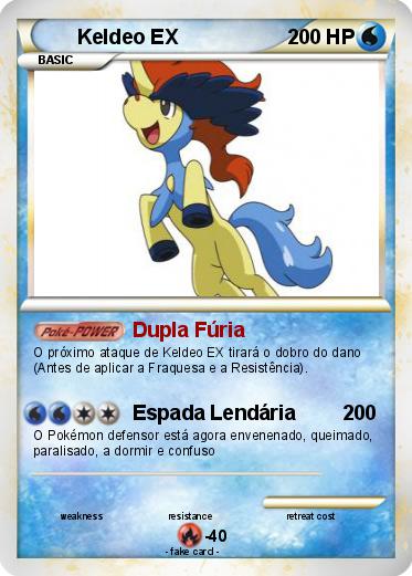 Pokemon Keldeo EX