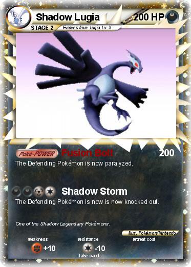 Pokemon Shadow Lugia