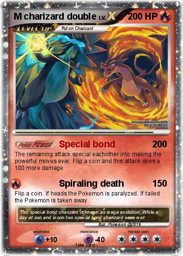 Pokemon M charizard double